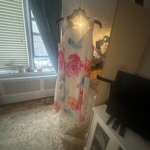 Floral Sleeveless Dress Calvin Klein